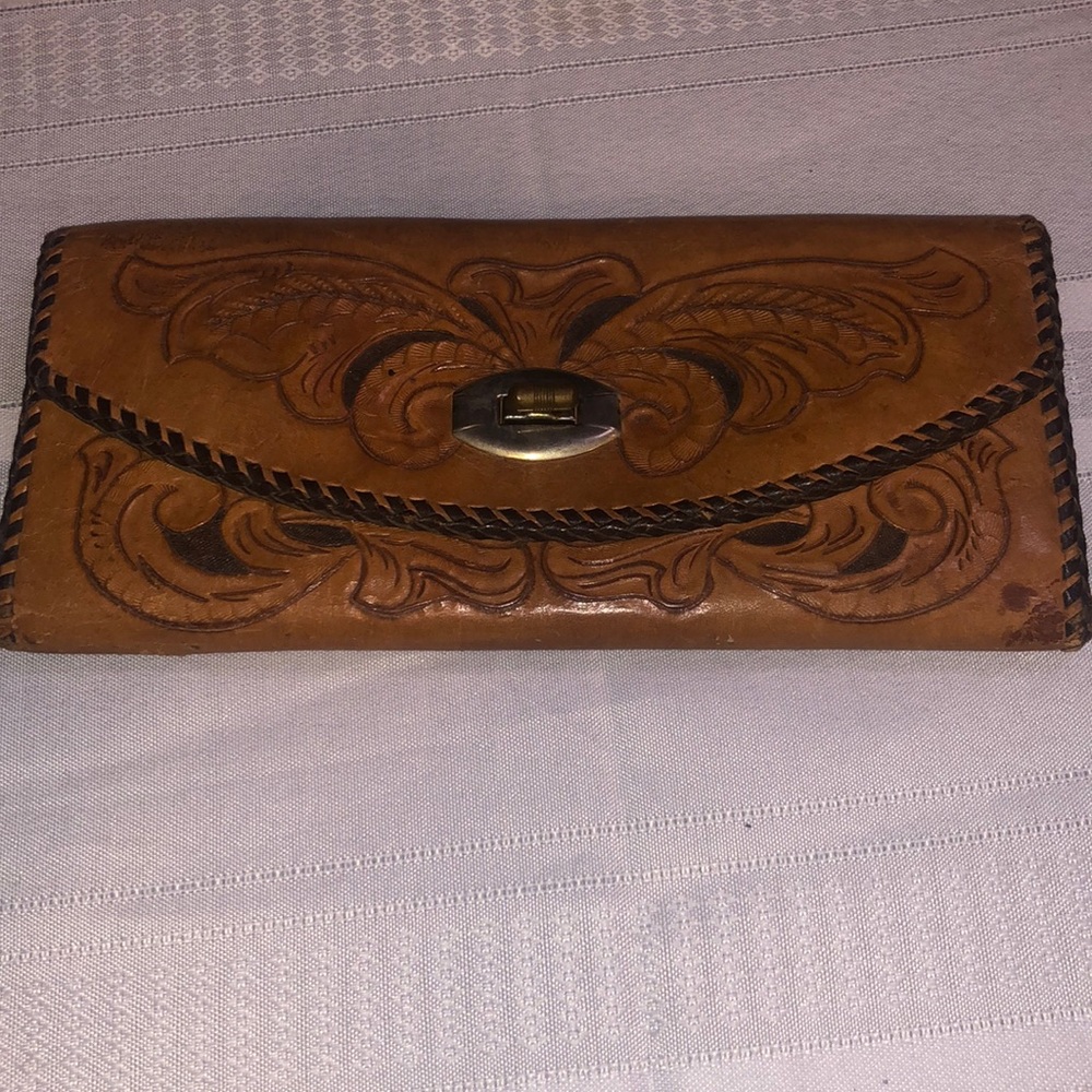 Vintage Tooled Wallet